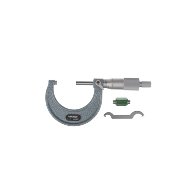 Mitutoyo Metric Analogue Outside Micrometer 1-2, Ratchet Stop 103-132 Ratchet Stop