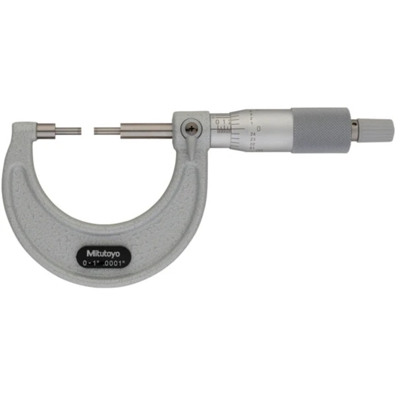 Spline Micrometer 0-1, 0,0001, 3mm Measuring Face 111-166