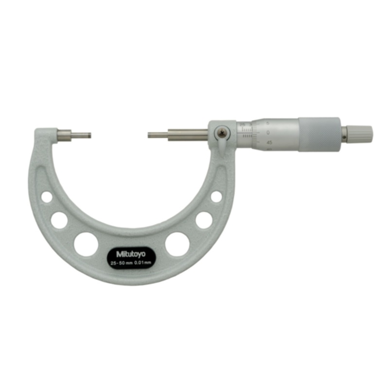 Spline Micrometer 25-50mm, 3mm Measuring Face 111-116