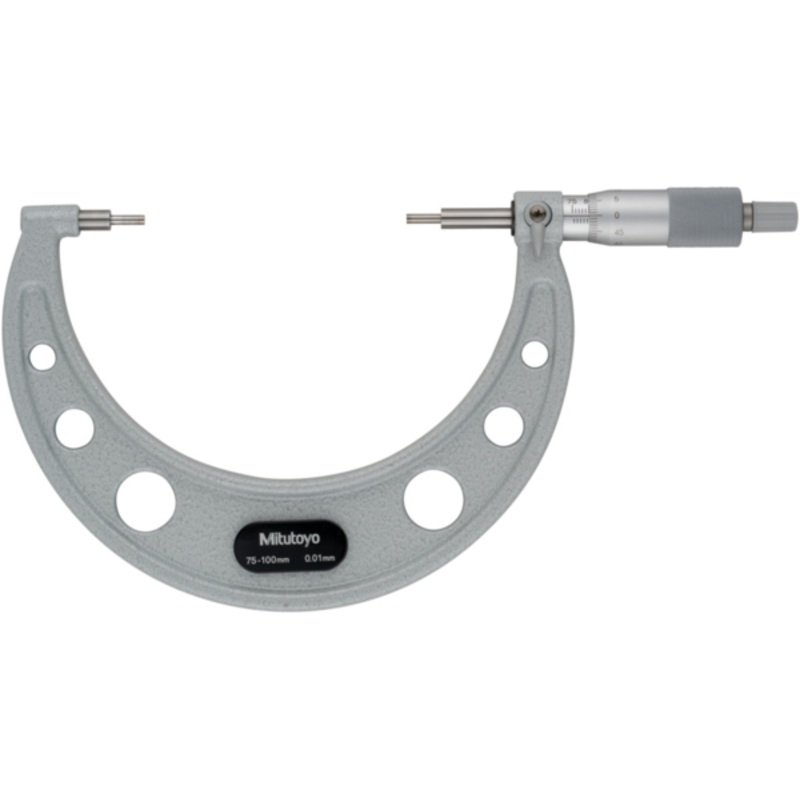 Spline Micrometer 75-100mm, 3mm Measuring Face 111-118
