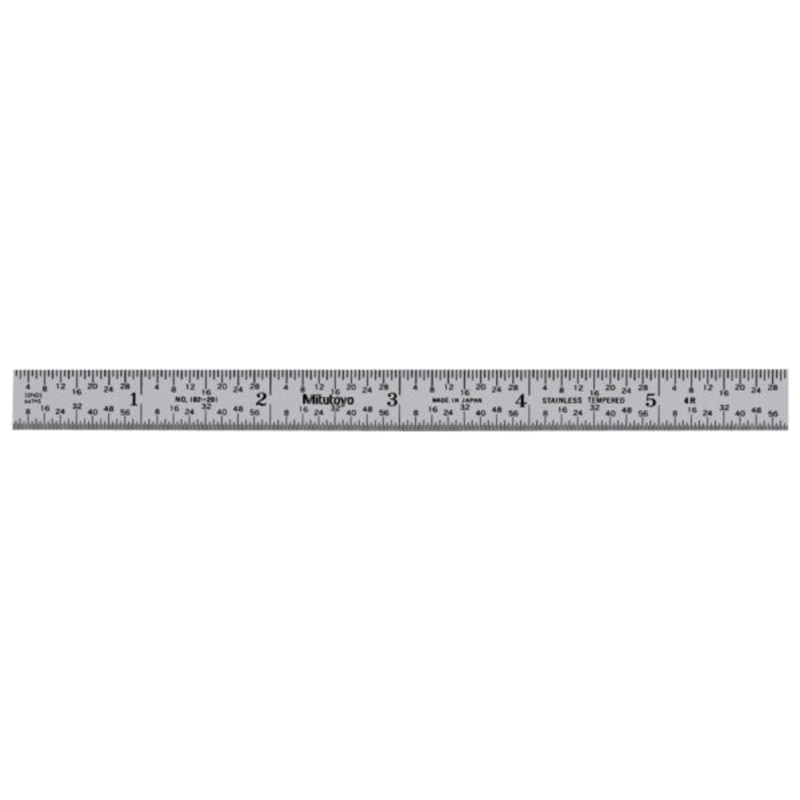 Steel Rule, Fully-Flexible Rule 6 182-201