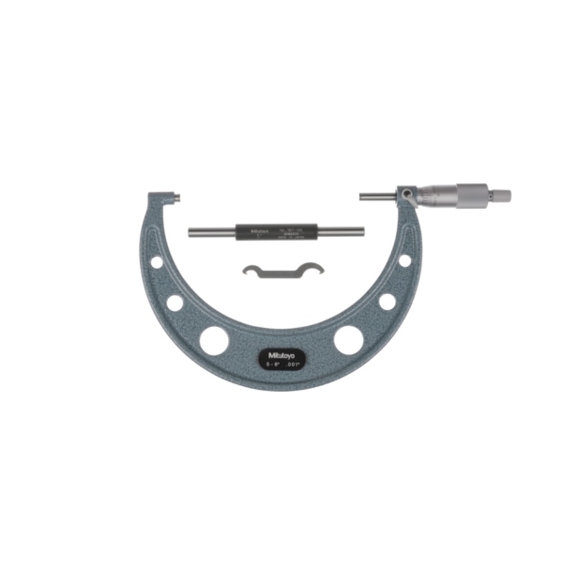Mitutoyo Imperial Analogue Outside Micrometer 5-6, Ratchet Stop  103-182