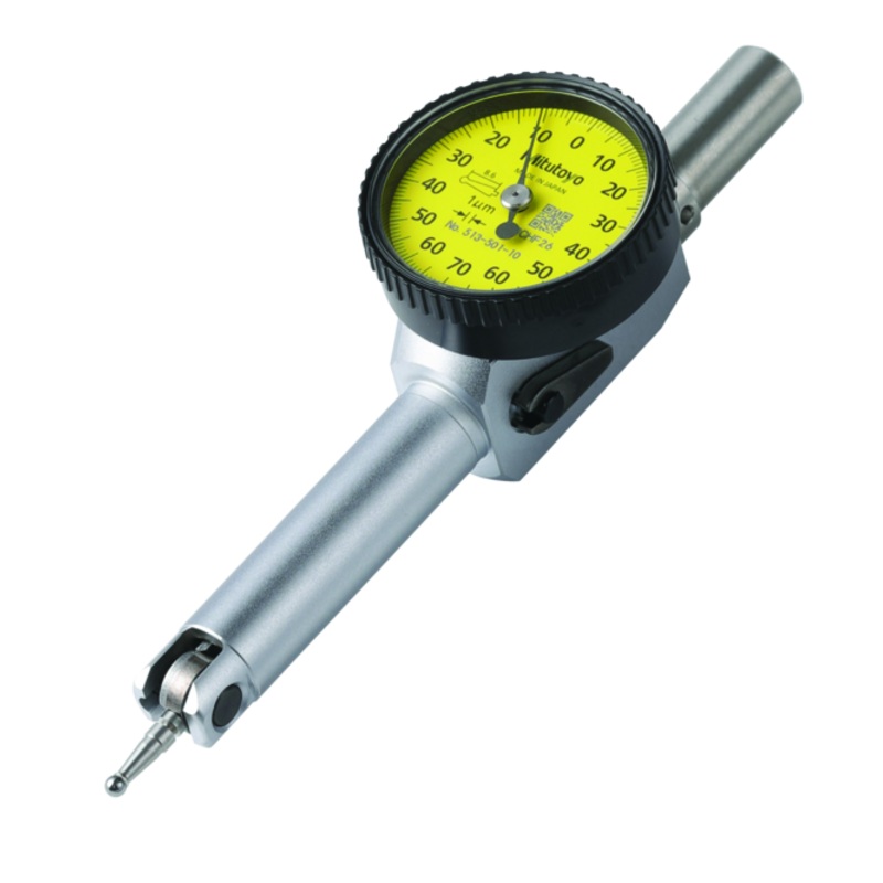 Dial Test Indicator, Pocket Type 0,14mm, 0,001mm, D=8 mm Stem 513-501-10E