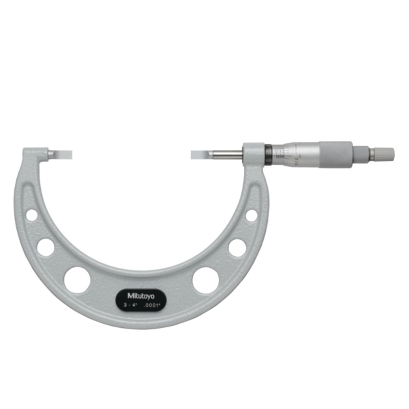 Mitutoyo Blade Micrometer, Hardened Steel Blade 3-4, 0,75mm Blade 122-128-10