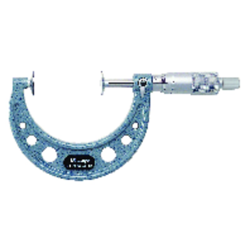 Mitutoyo Disc Micrometer, Hardened Steel Disks 50-75mm, Disk=20mm 123-103