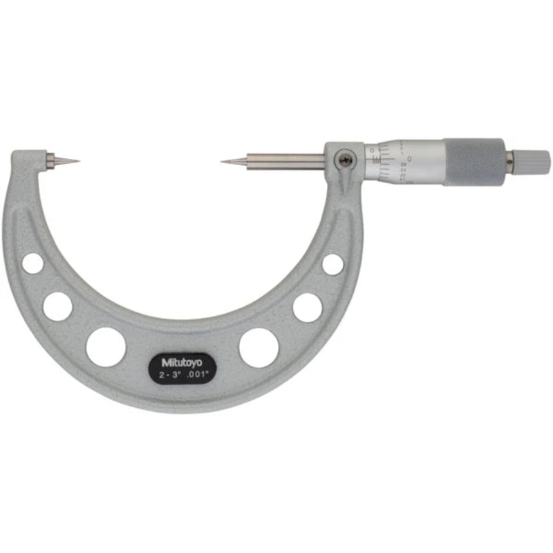 Point Micrometer with Carbide Tip 2-3, 15 Tip 112-191