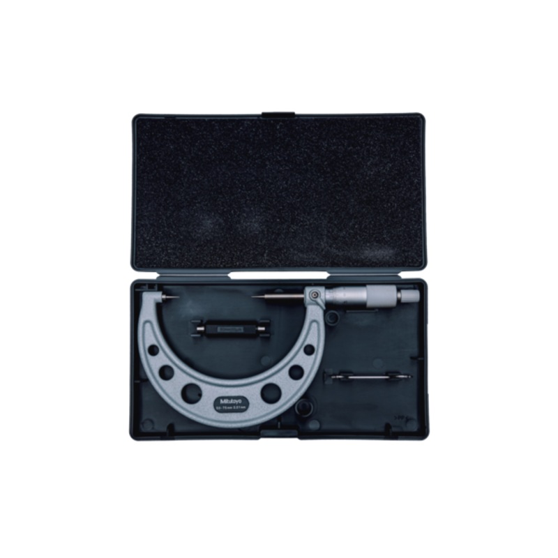 Point Micrometer with Hardened Tip 50-75mm, 15 Tip 112-155