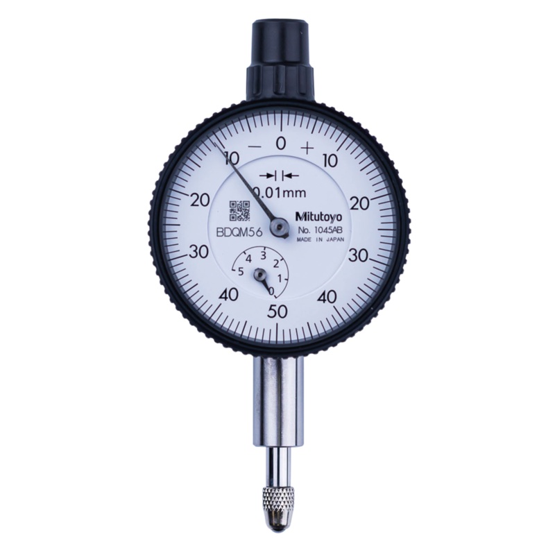 Dial Gauge, ISO Type 5mm, 0,01mm 1045AB Flat back 40mm diameter