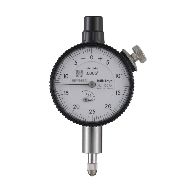Dial Gauge, Flat Back, ANSI/AGD Type 0,125, 0,0005 1507AB