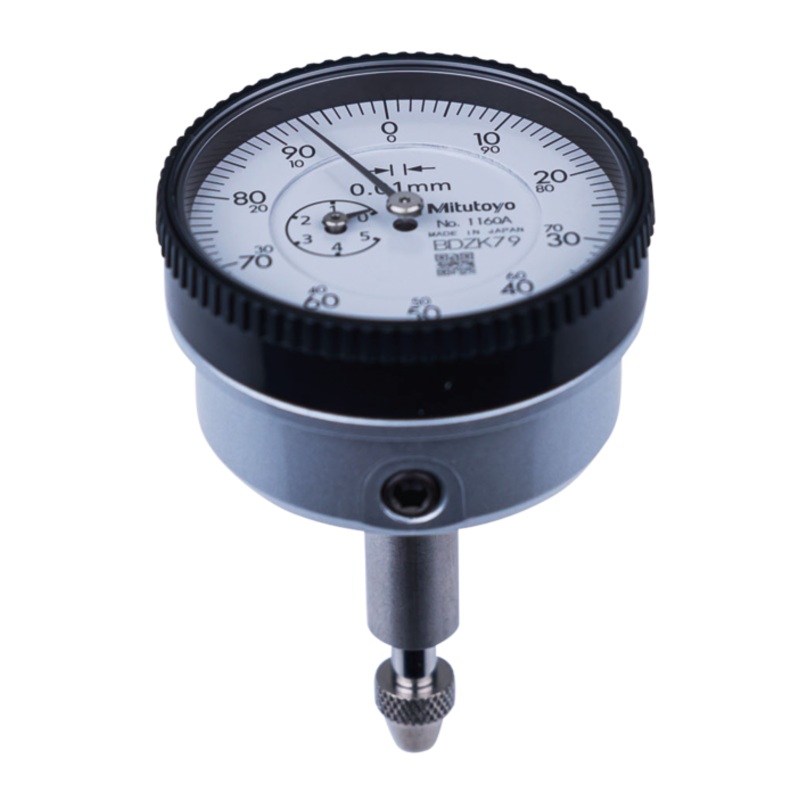 Dial Gauge, ISO Type Back Plunger Design, 5mm, 0,01mm 1160A