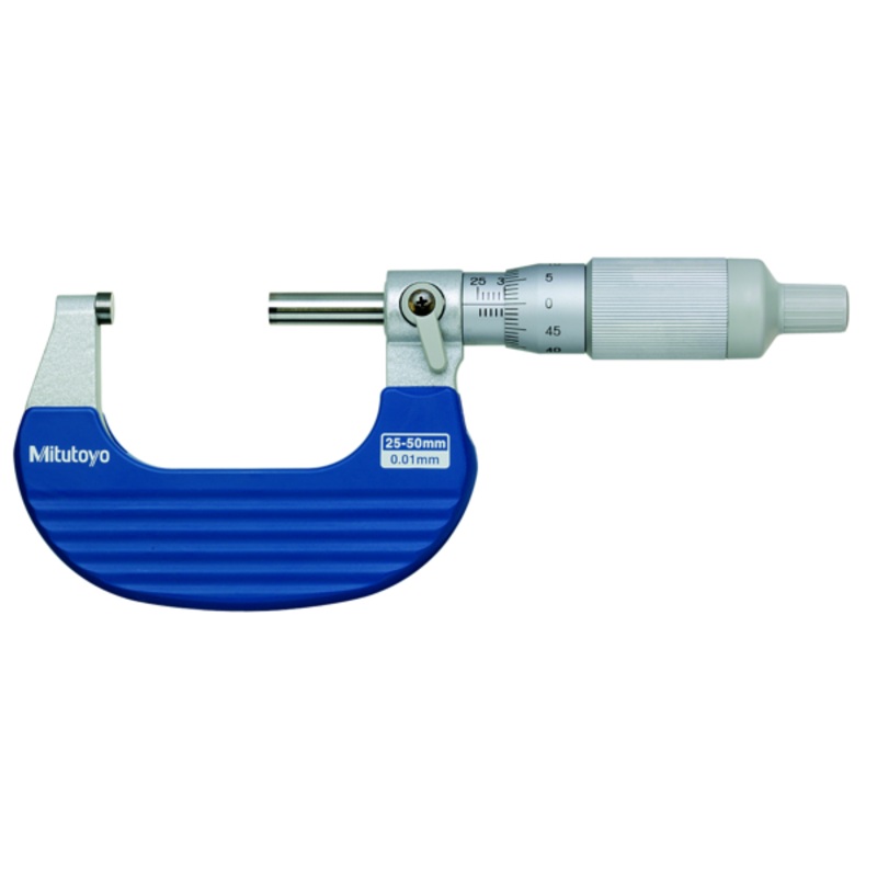 Mitutoyo Ratchet Thimble Micrometer  25-50mm, 0,01mm 102-702