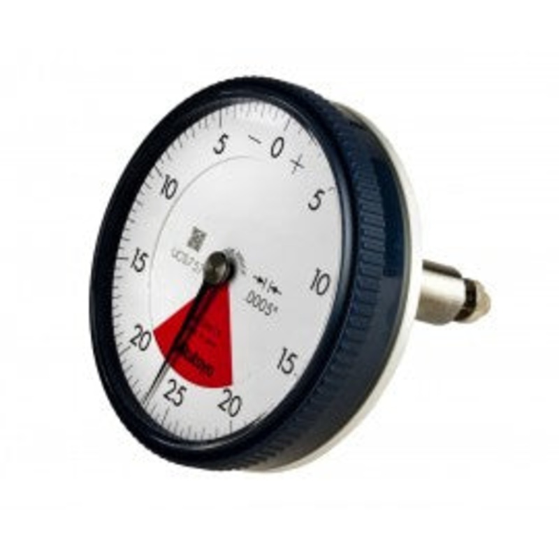 Dial Gauge, ANSI/AGD Type Back Plunger Design, One Revolution, Shockproof, 0,04, 0,0005 2961A