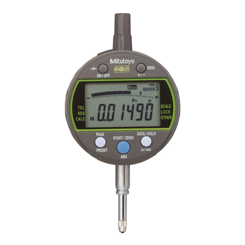 Digital Indicator, Peak Hold ID-C Inch/Metric, 0,5, 0,00005, Flat Back Plate 543-301B-10