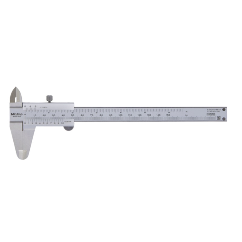 Mitutoyo Vernier Caliper 0-150mm/0-6, 0,05mm, Metric/Inch 530-104