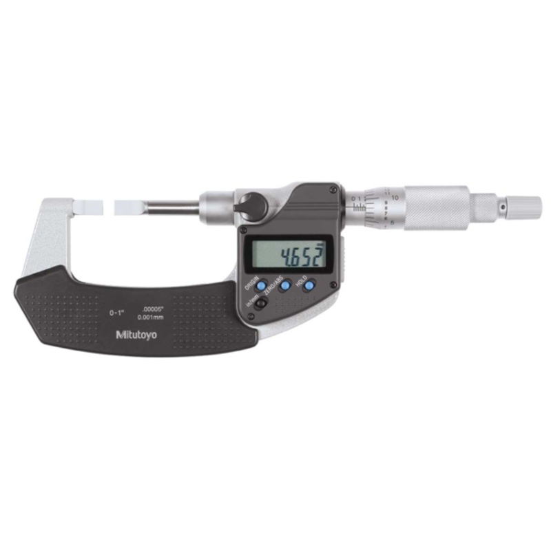 Mitutoyo Digital Blade Micrometer, Blade=0,75mm Inch/Metric, 0-25mm(0-1) 422-330-30