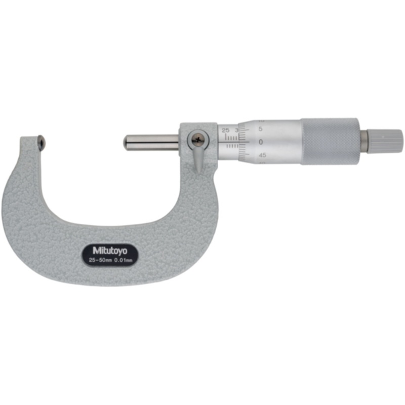 Tube Micrometer, Spherical Anvil/Spindle 25-50mm 115-216