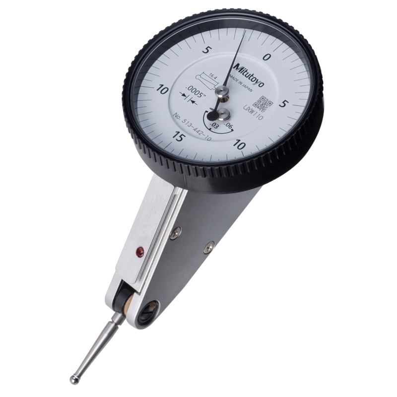 Dial Test Indicator, Horiz. 20 Face 0.06, 0.0005, 4/9.52mm Stem 513-442-10A
