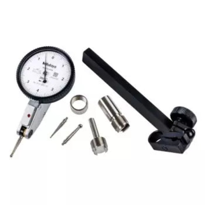 Dial Test Indicator, Horizontal Type 0.008, 0.0001, 4/9.52mm Stem, Bracket 513-403-10T