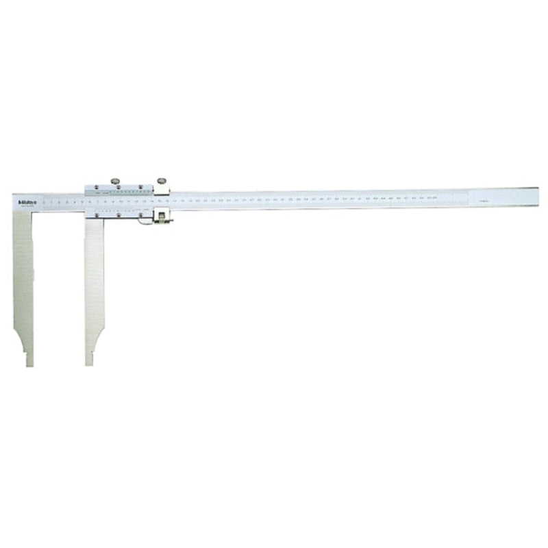 Mitutoyo Vernier Caliper Long Jaw, Fine Adjust. 0-1000mm, 0,02mm, Metric 534-116