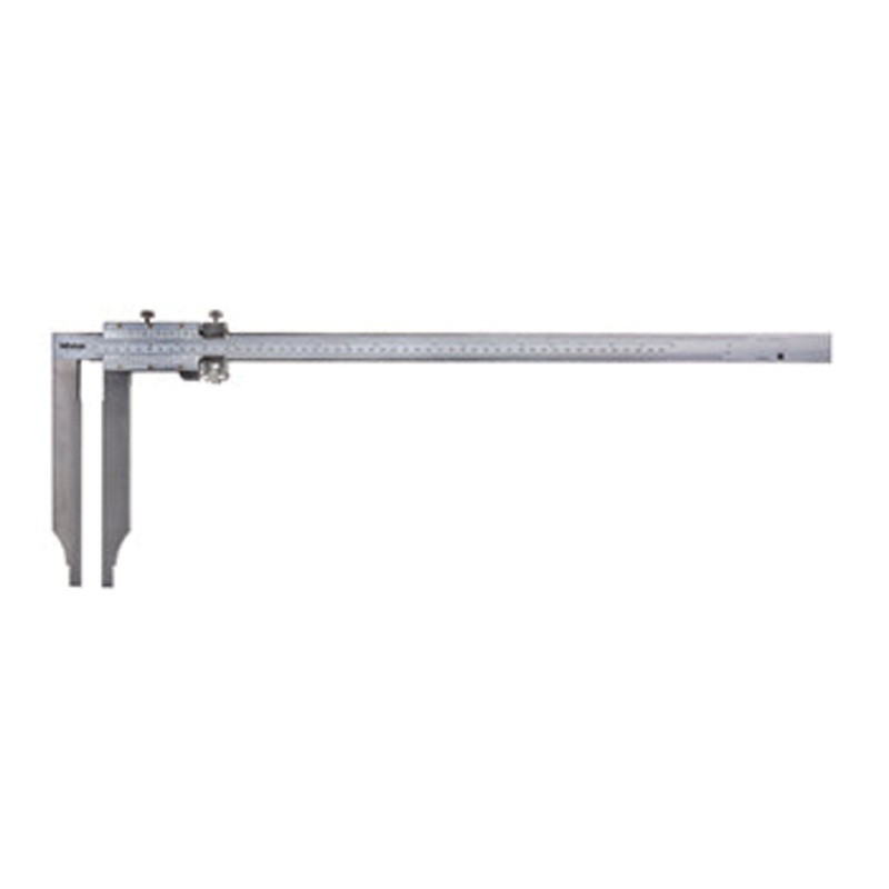 Mitutoyo Vernier Caliper Long Jaw, Fine Adjust. 0-1000mm, 0,05mm, Metric/Inch 534-104