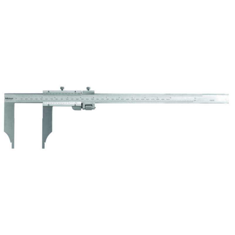 Mitutoyo Vernier Caliper Long Jaw, Fine Adjust. 0-300mm/0-12, 0,02mm/.001, Metric/Inch 534-105