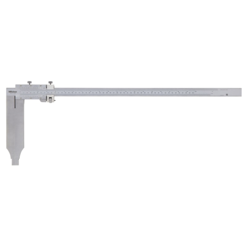 Mitutoyo Vernier Caliper Long Jaw, Fine Adjust. 0-500mm, 0,02mm, Metric/Inch 534-106