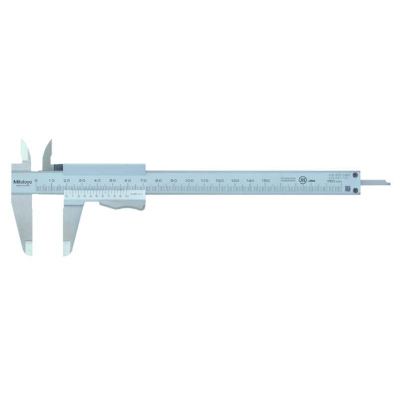 Mitutoyo Vernier Caliper with Thumb Clamp 0-150mm, 0,05mm, Metric 531-101