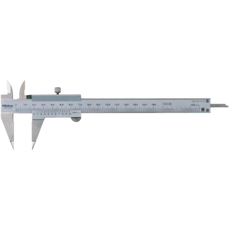 Mitutoyo Vernier Point Caliper 0-150mm, 0,05mm, Metric 536-121