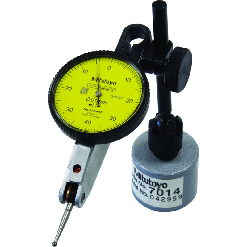 Dial Test Indicator, Horizontal Type 0.8mm, 0.01mm, with Magnetic Stand 513-908-10E