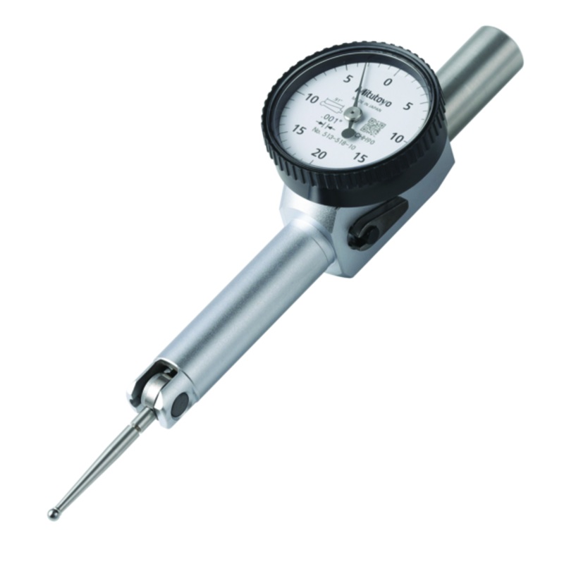 Dial Test Indicator, Pocket Type 0.04, 0.001, D=9.52mm Stem 513-518-10E