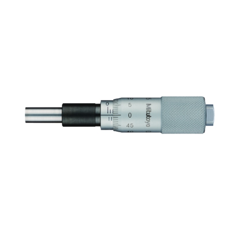 Micrometer Head, Carbide Tipped Spindle Standard Type, 0-15mm, 0,01mm, Flat 149-132-10