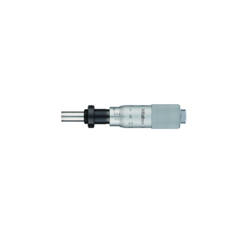 Micrometer Head, Carbide Tipped Spindle Standard Type, 0-15mm, 0,01mm, Flat, with Clamp Nut 149-131-10