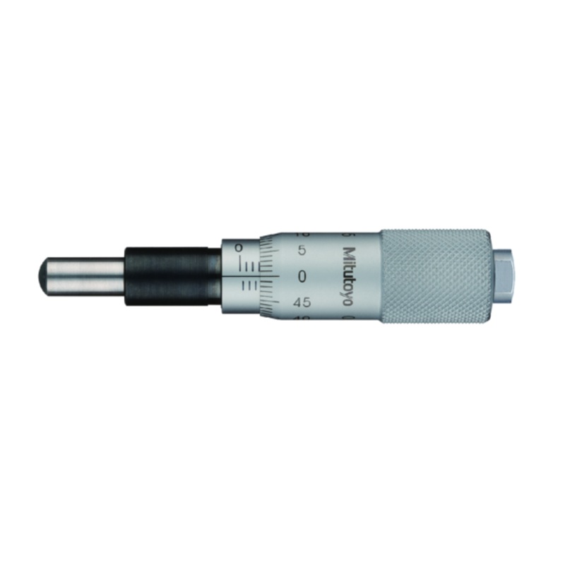 Micrometer Head, Carbide Tipped Spindle Standard Type, 0-15mm, 0,01mm, Spherical 149-801-10