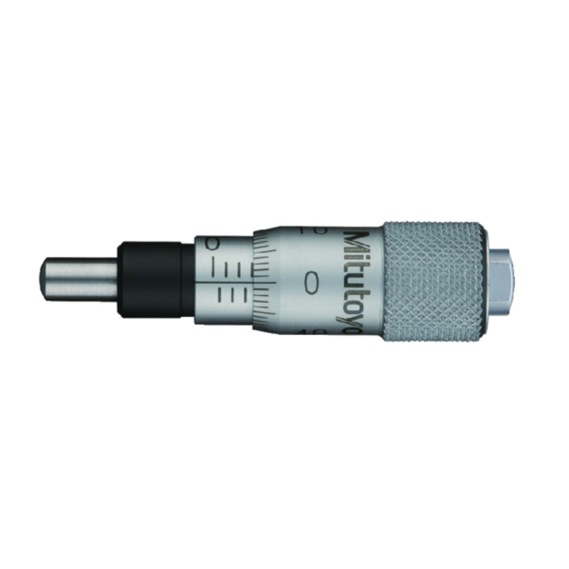 Micrometer Head, Ultra Small Type 0-6.5mm, 0.01mm, Spherical 148-205-10