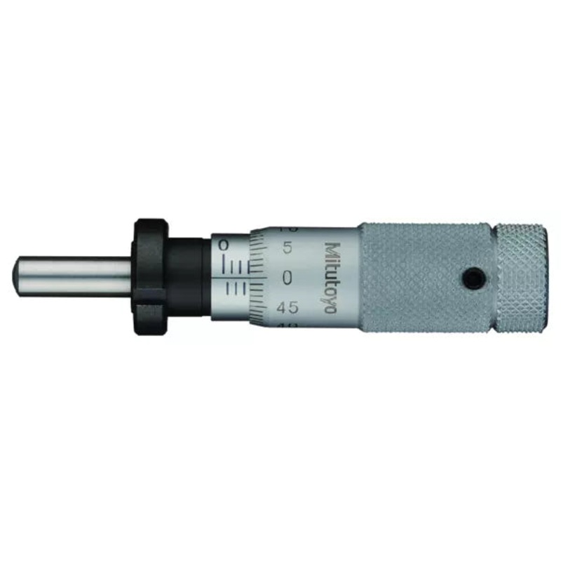 Micrometer Head Zero Adjustable 0-13mm, Clamp Nut, Spherical Spindle 148-858