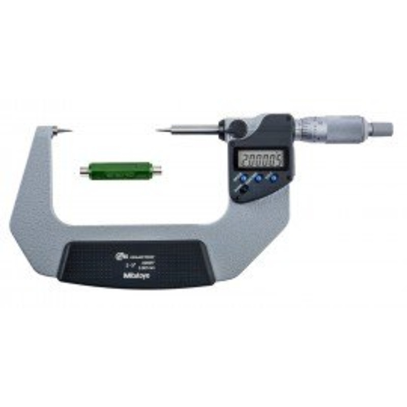 Mitutoyo Digital Point Micrometer IP65 Inch/Metric, 50-75mm/ 2-3, 15 Tip 342-353-30