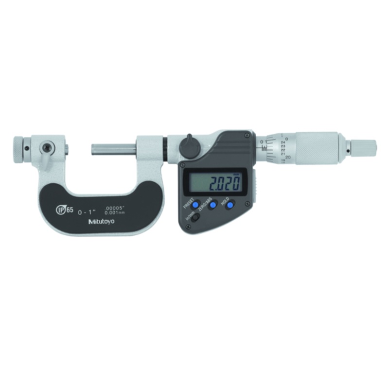 Mitutoyo Digital Screw Thread Micrometer IP65 Inch/Metric, 0-1 326-351-30