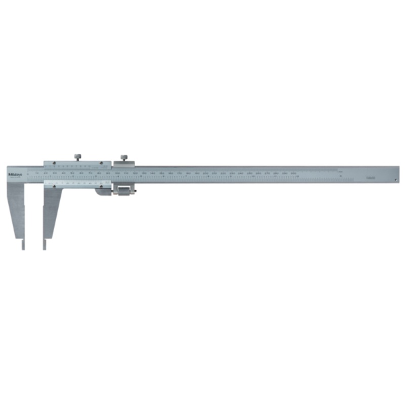 Mitutoyo Vernier Caliper Nib Style Jaw 0-300mm/0-12, .02mm/0,001, Fine Adjust., Inch/Metric 160-125