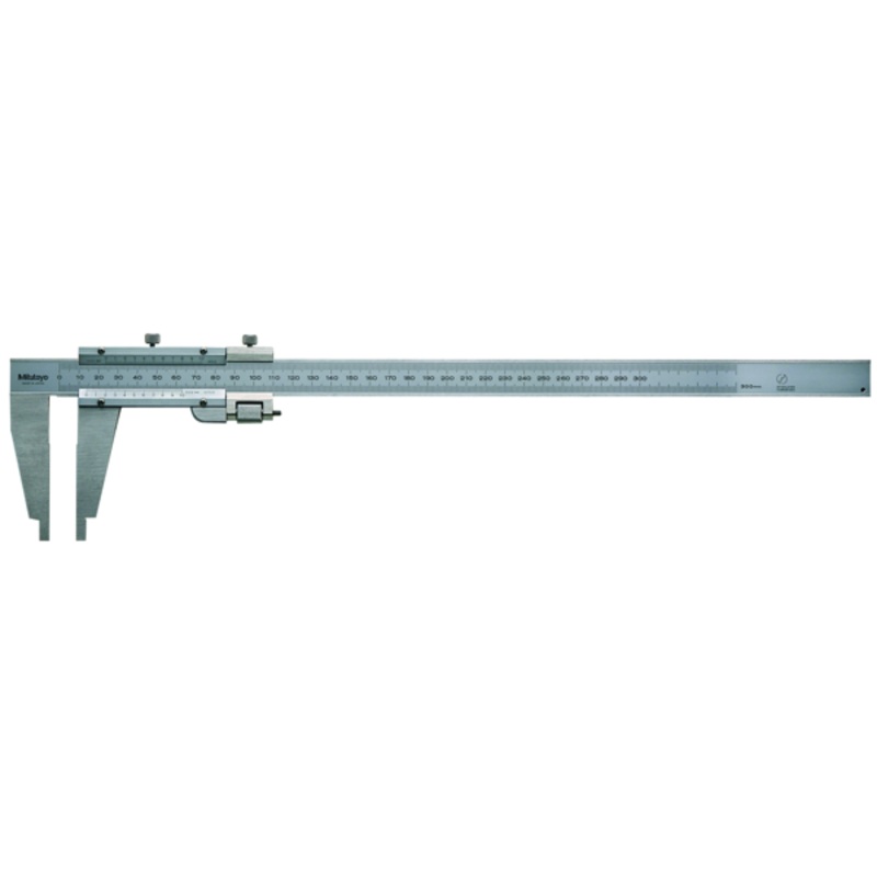Mitutoyo Vernier Caliper Nib Style Jaw 0-450mm, 0,02mm, Fine Adjust., Metric 160-128