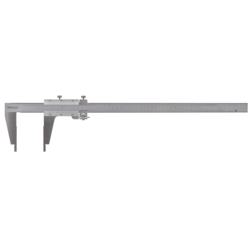 Mitutoyo Vernier Caliper Nib Style Jaw 0-450mm/0-18, .02mm/0,001, Fine Adjust., Inch/Metric 160-119