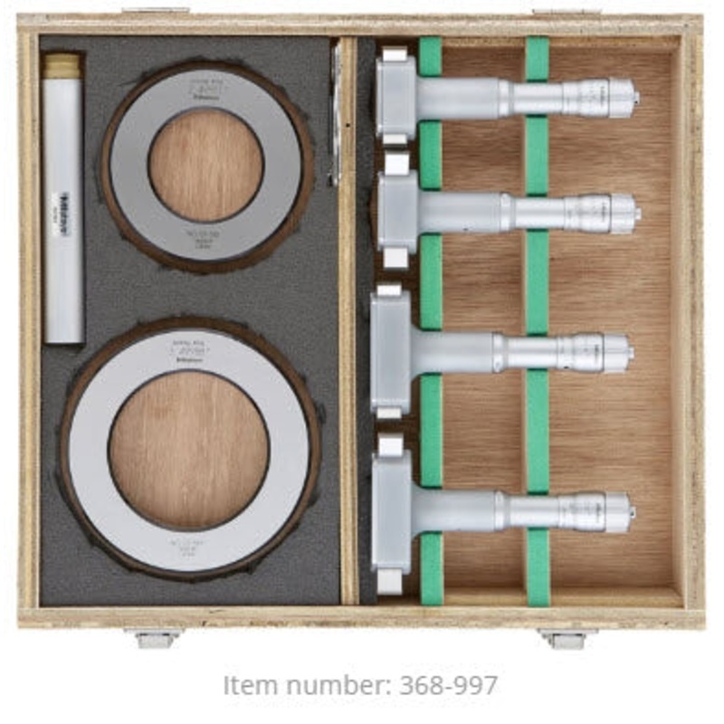 Mitutoyo 2-Point Internal Micrometer Holtest Set 2-4 (4 pcs.) 368-997