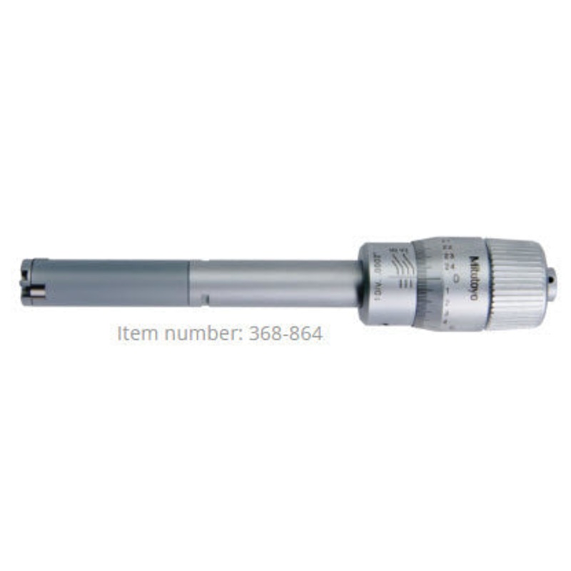 Mitutoyo 3-Point Internal Micrometer Holtest 0,5-0,65, 0,0002, Economy Type 368-864