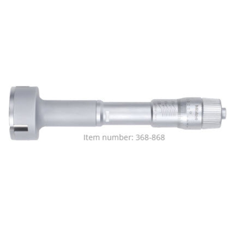 Mitutoyo 3-Point Internal Micrometer Holtest 1,2-1,6, 0,0002, Economy Type 368-868