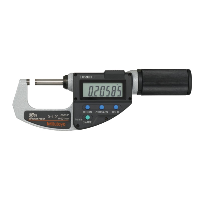 Mitutoyo Digital Absolute Micrometer QuickMike Inch/Metric, 0-1,2 293-676-20