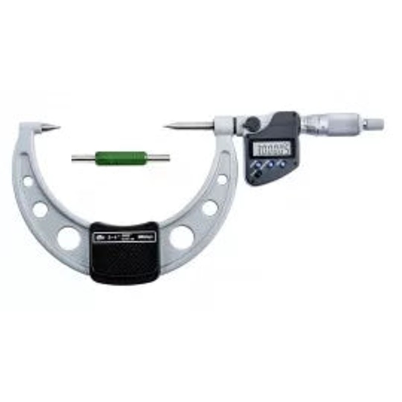 Mitutoyo Digital Point Micrometer IP65 Inch/Metric, 75-100mm3-4, 30 Tip 342-364-30