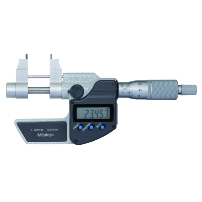Mitutoyo Digital Inside Microm. Caliper Type Inch/Metric, 0,2-1,2 345-350-30