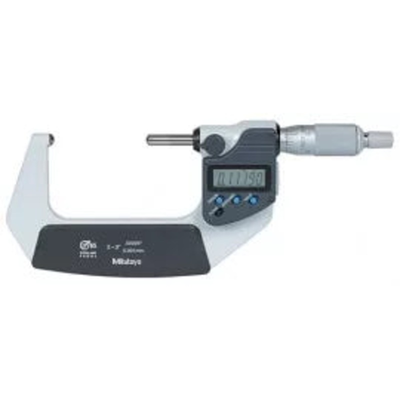 Mitutoyo Digital Tube Micrometer. Spherical Anvil/Spindle Inch/Metric, 50-75mm/2-3, IP65 395-373-30