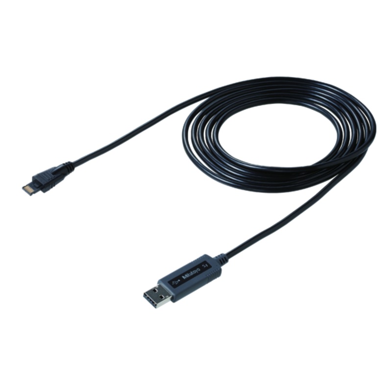 Mitutoyo 06AGQ001F USB Input Tool Direct, Indicator Type 2m Cable, Digimatic/Digimatic 2/Digimatic S1 Interface
