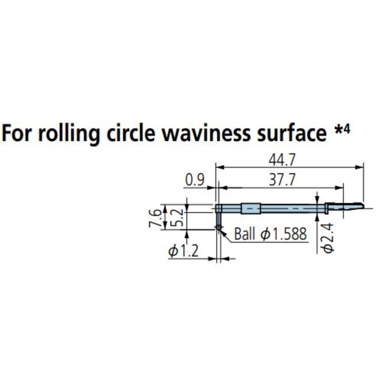 Rolling circle waviness stylus R0,8mm; for Surftest; Formtracer SV-C 12AAB338