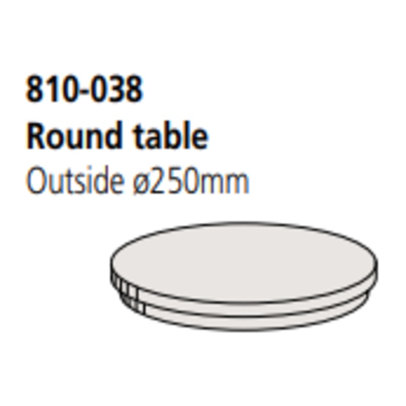 Round Table 250mm  Hardness testing machines 810-038